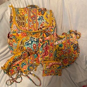 Vera Bradley 5 piece set Provincial Pattern